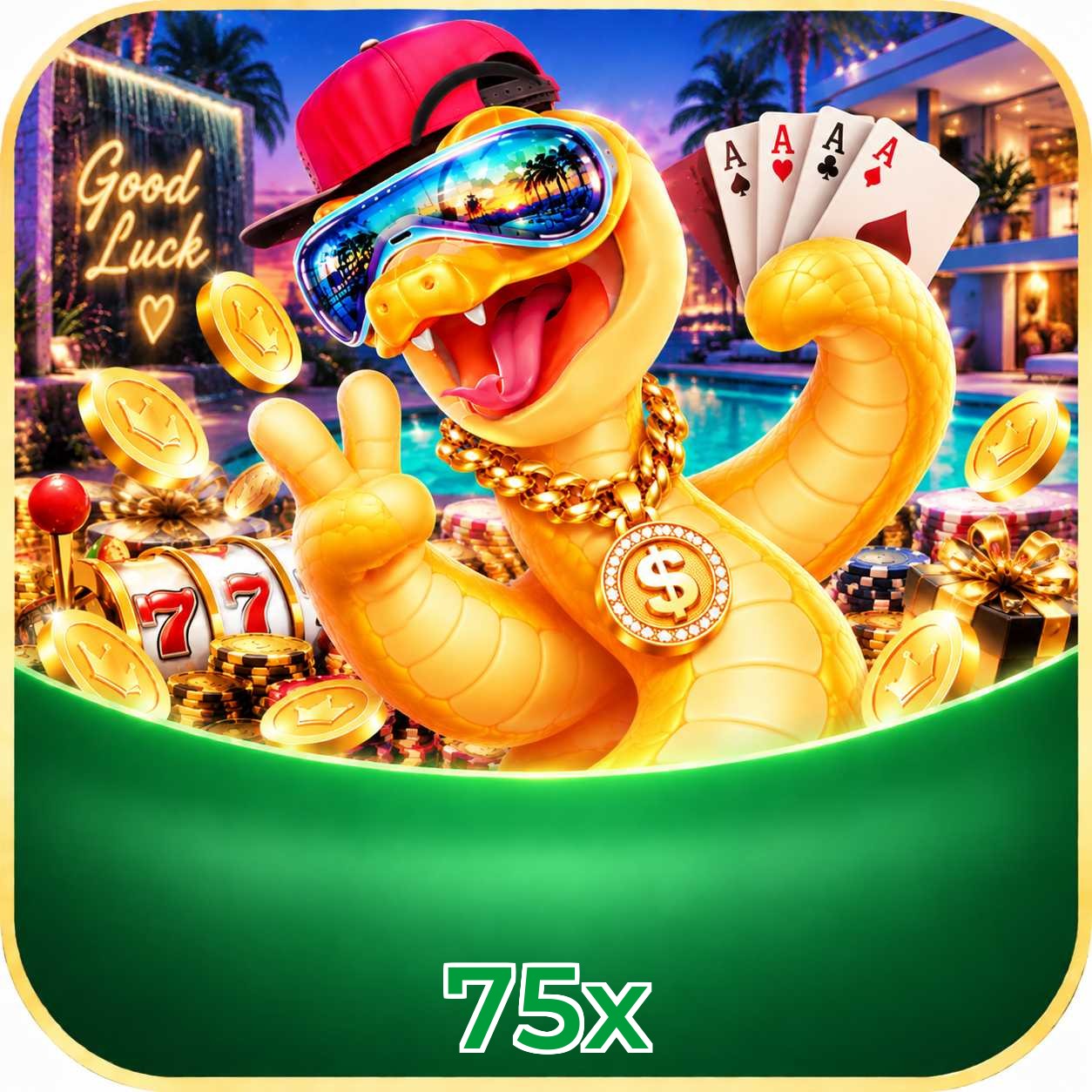 Catálogo de slots da 75x com RTP médio de 96,52%