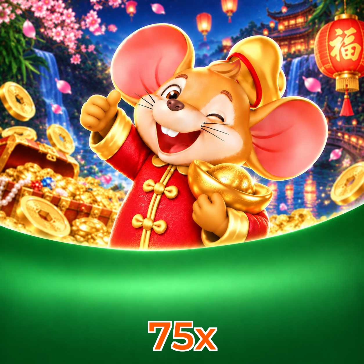 Grandes vitórias nos jogos Fortune da 75x